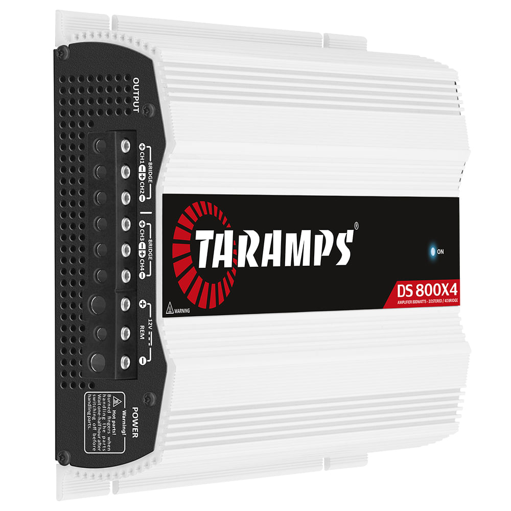 シルバーピーチ Taramps DS800X4 - 4チャンネル カーオーディオ アンプ