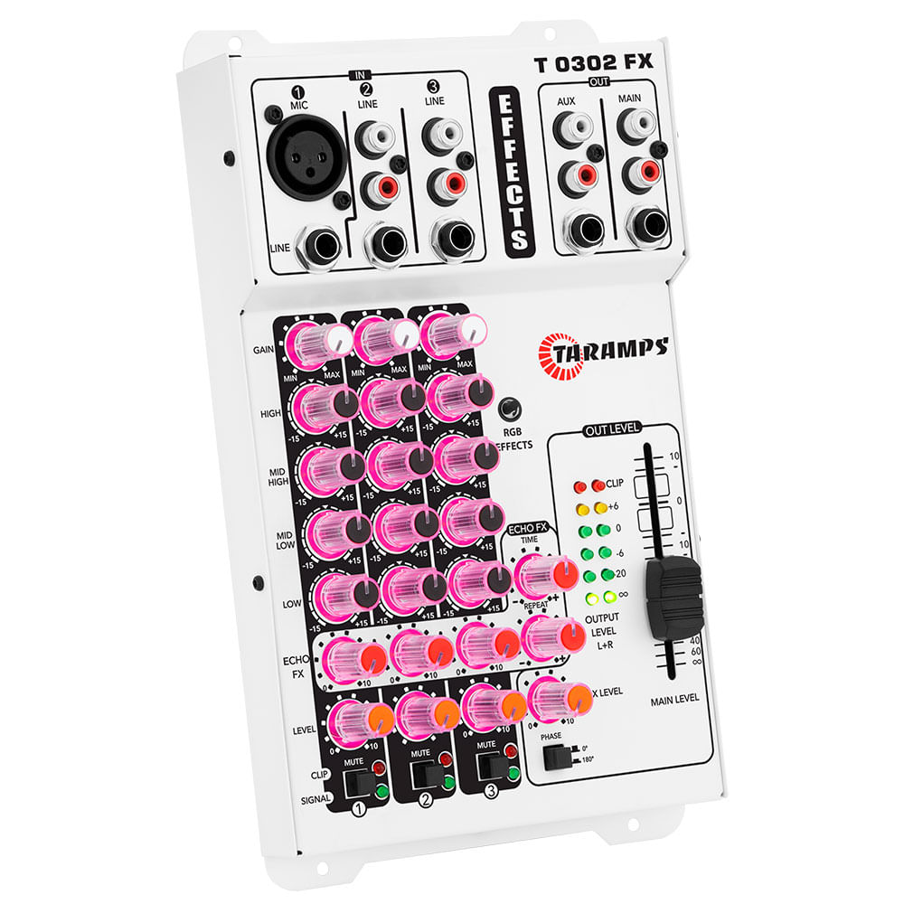 Taramps Audio Mixer T0302 Multicolor - Taramps Store