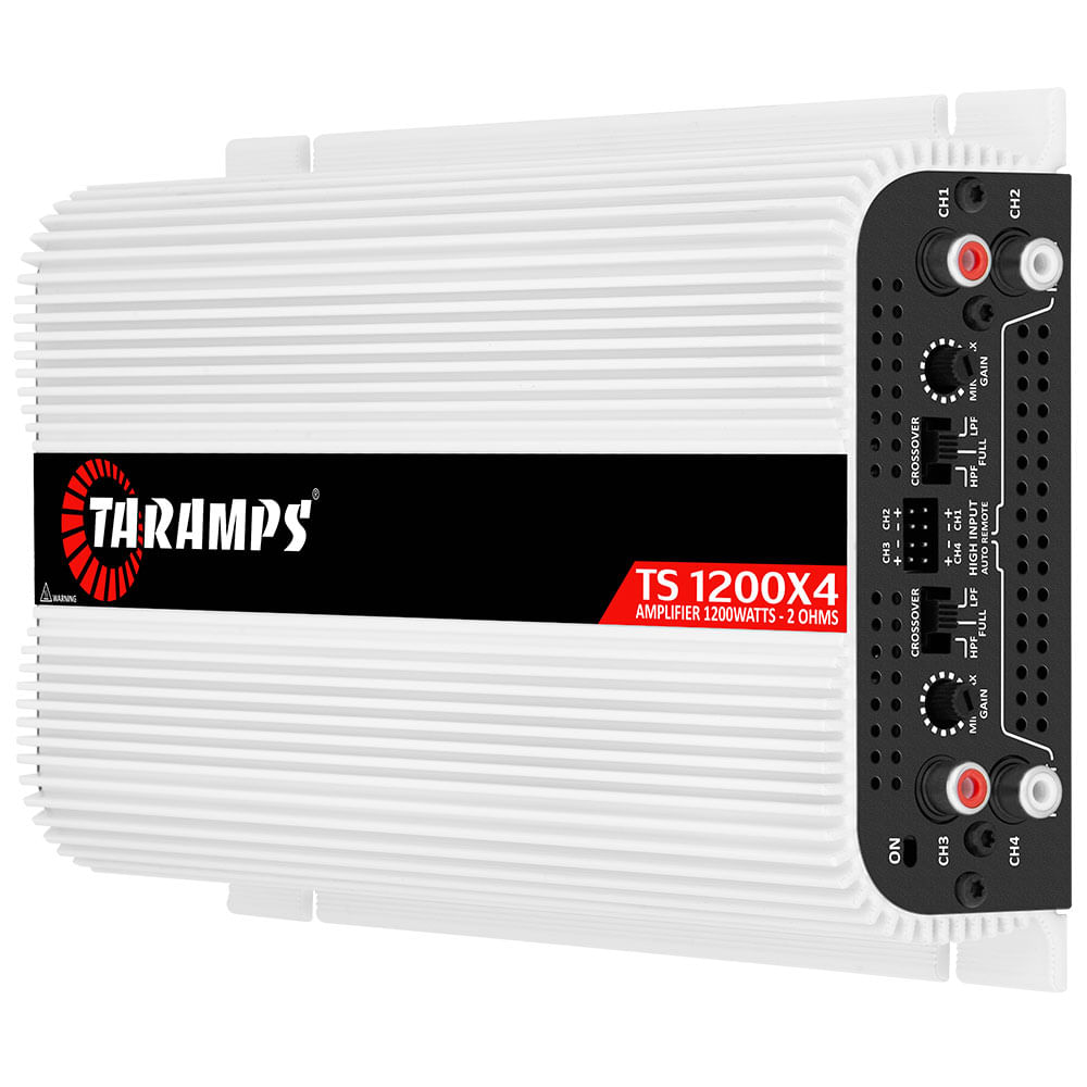 Taramps TS 1200x4 4 Channels 1200 watts RMS Car Audio Amplifier 2 Ohms ...