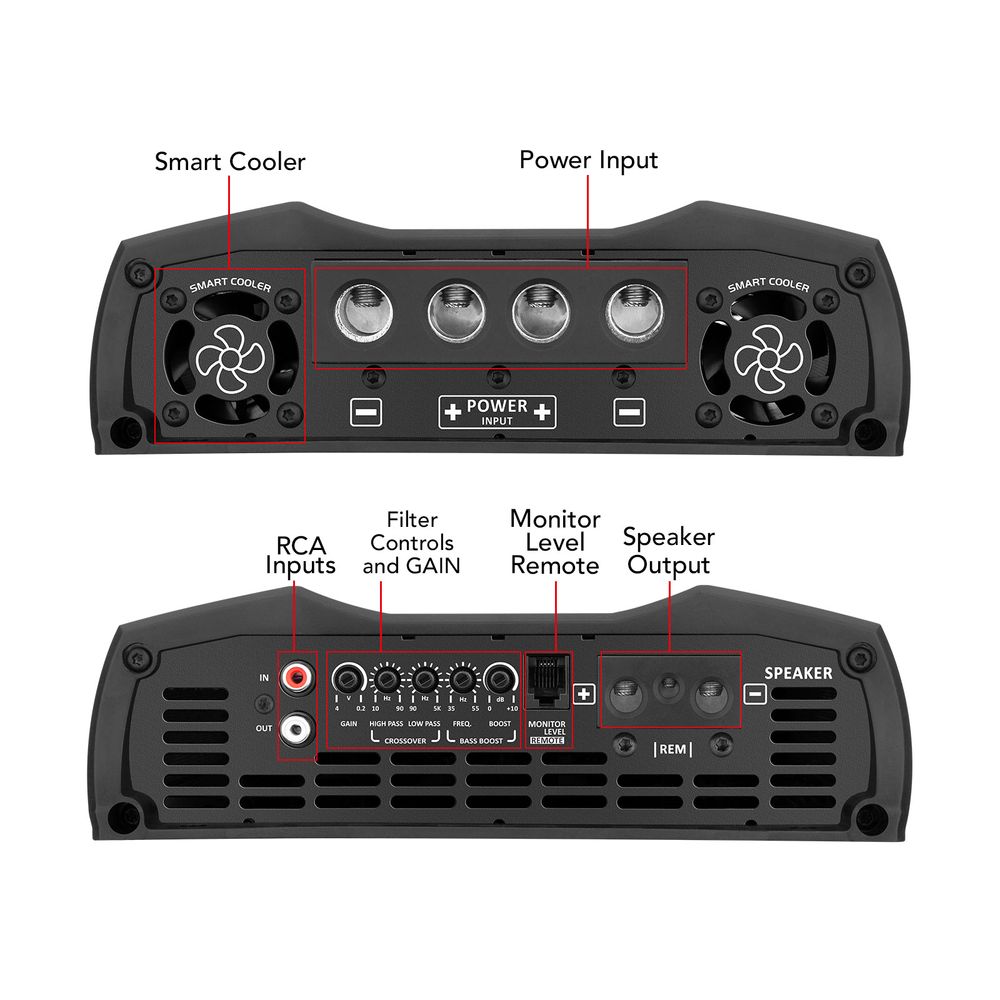 SMART8 8000 Car Audio Amplifier Worldwide Free Shipping | Taramps