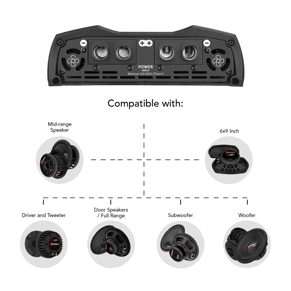 MD 1200.1 Amplifier Free Shipping Worldwide - Taramps Store
