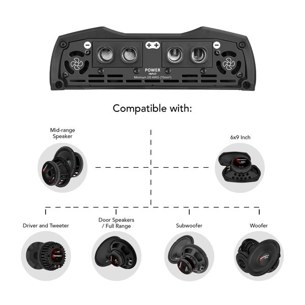 MD 12000.1 Amplifier Free Shipping Worldwide | Taramps Store