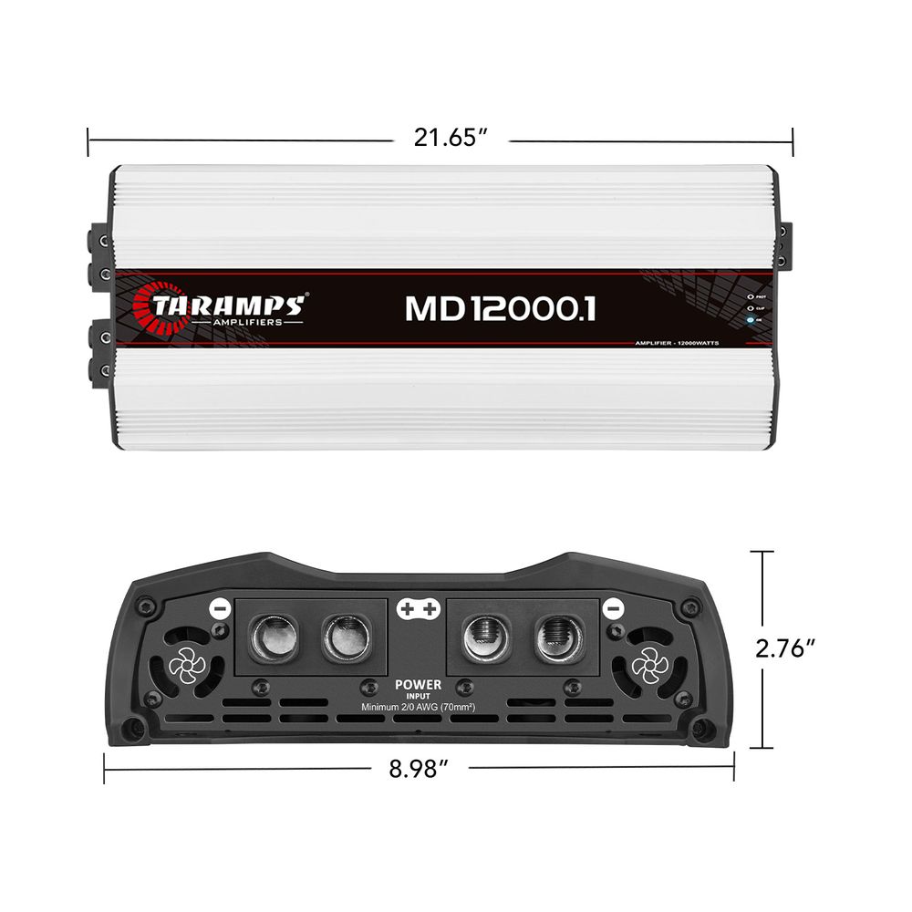 MD 12000.1 Amplifier Free Shipping Worldwide | Taramps Store