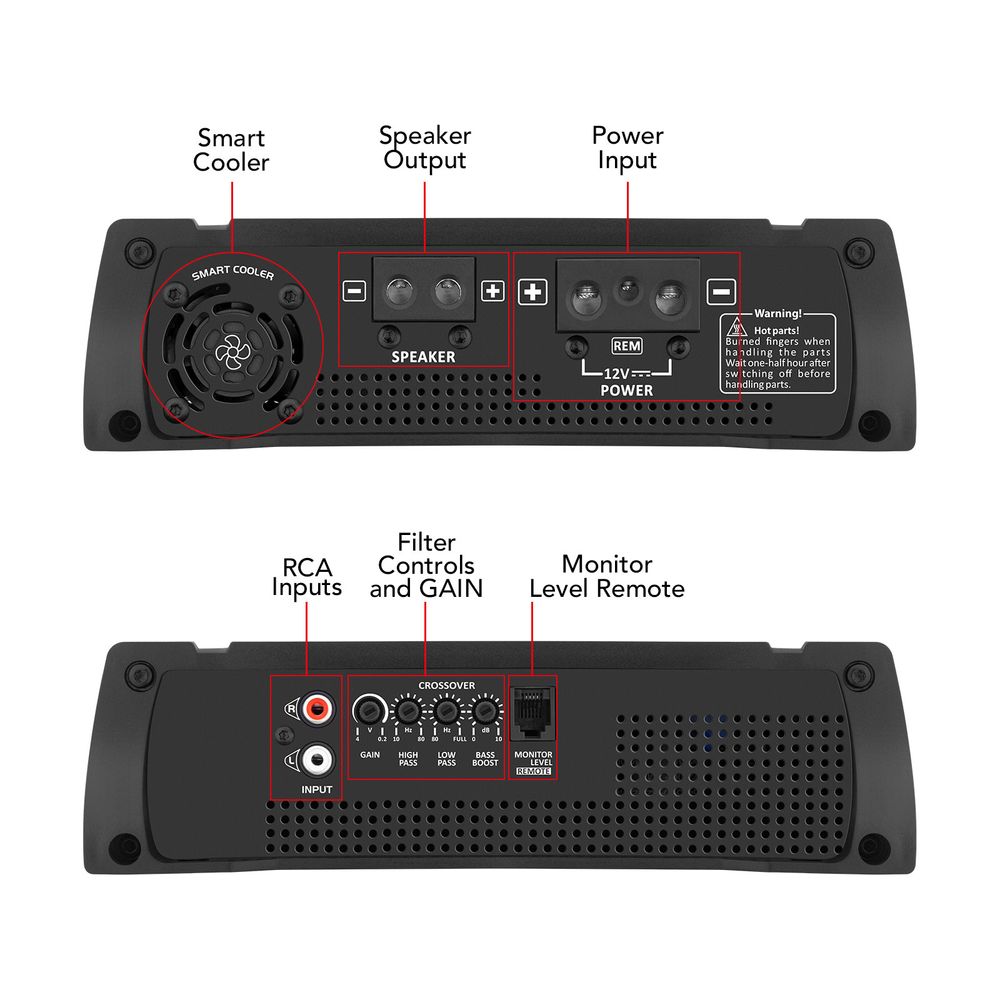 Amazon.com: Taramps HD 3000 2 Ohms Class D monoblock car
