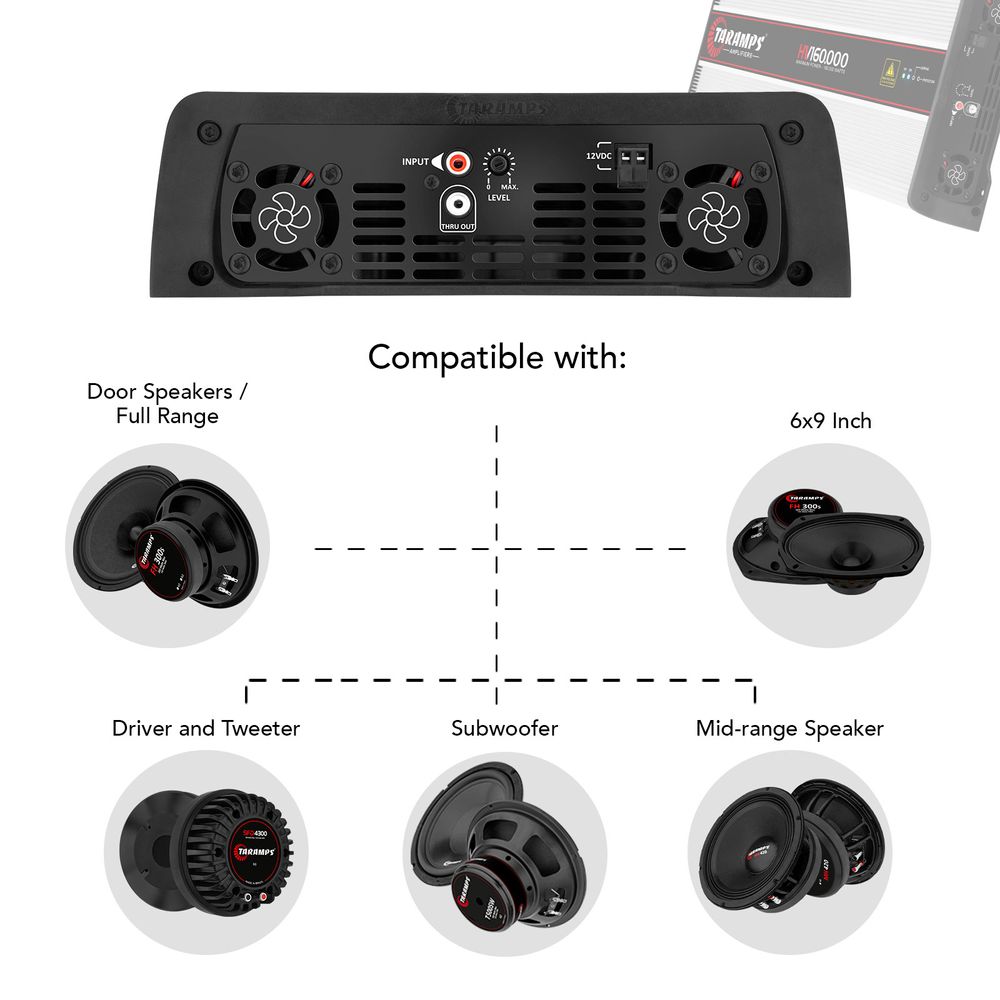 HV 160000 Amplifier Free Shipping Worldwide | Taramps Store