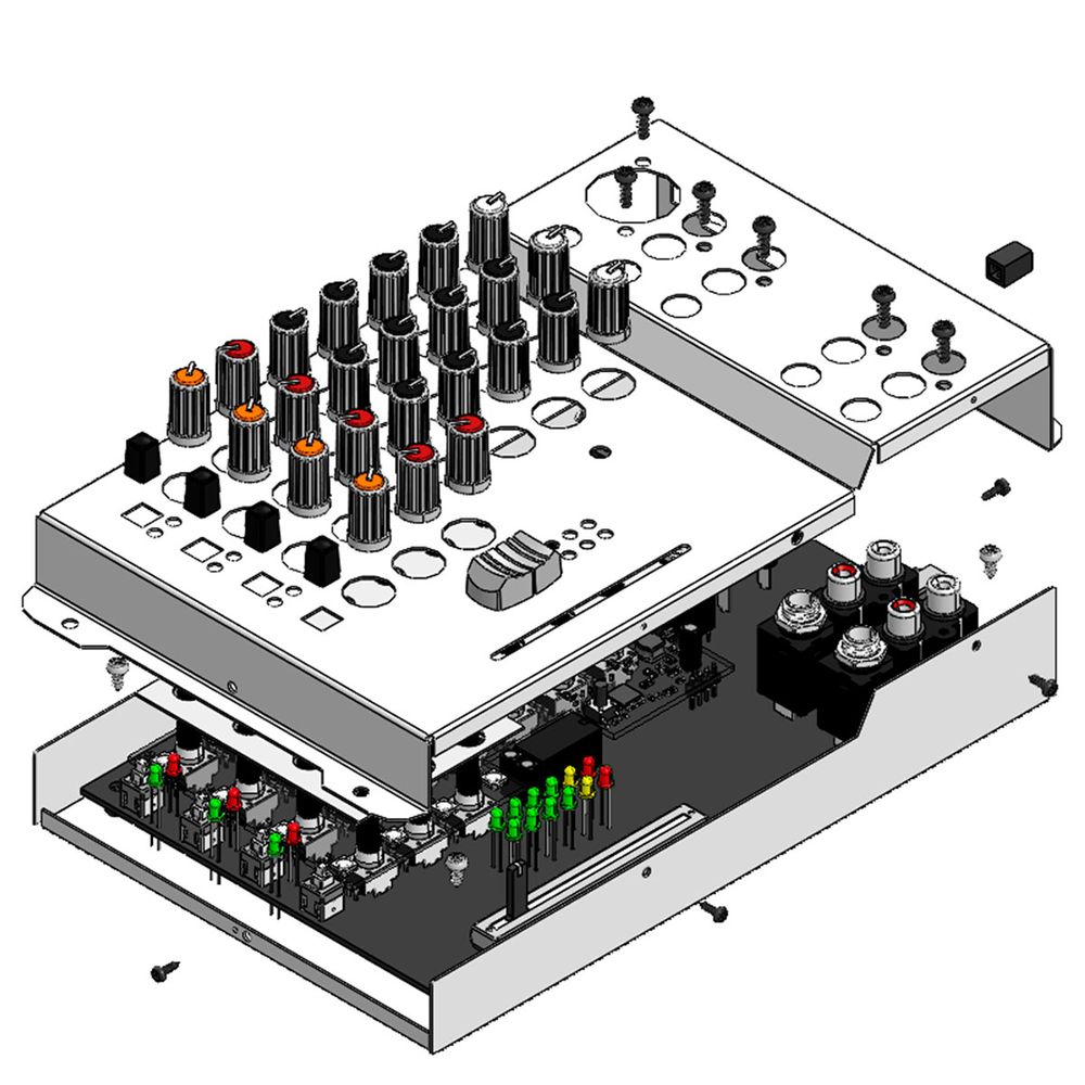 Taramps Audio Mixer T0302 Multicolor - Taramps Store