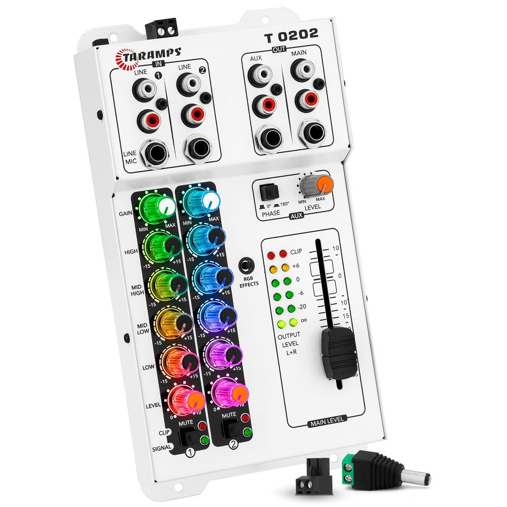 Taramps Audio Mixer T0202 Player Multicolor - Taramps Store