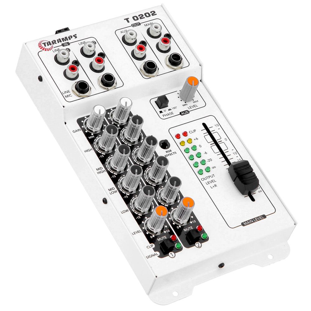 Taramps Audio Mixer T0202 Player Multicolor - Taramps Store