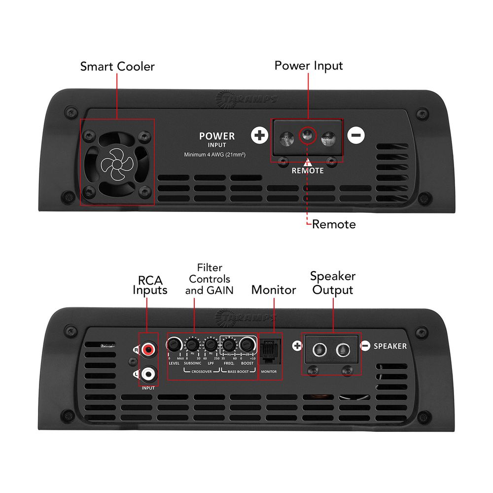 BASS 5000 Amplifier Free Shipping Worldwide | Taramps Store