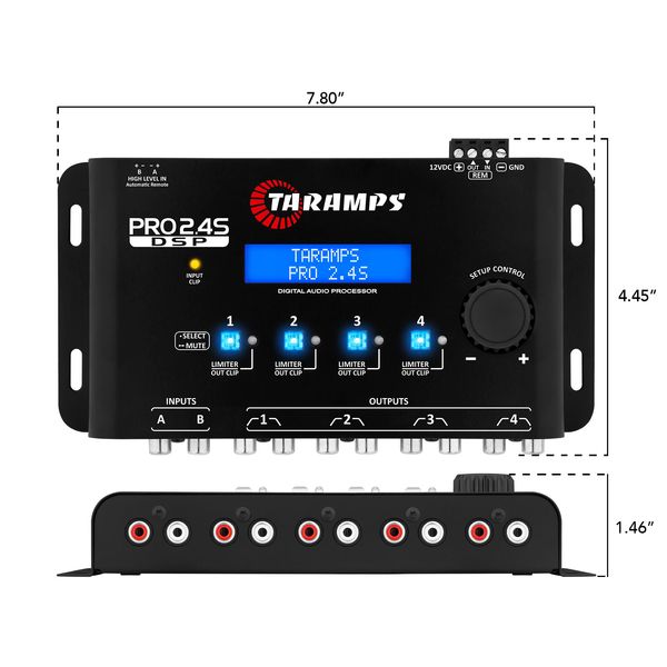 PRO 2.4 S Digital Audio Processor - Taramps Store