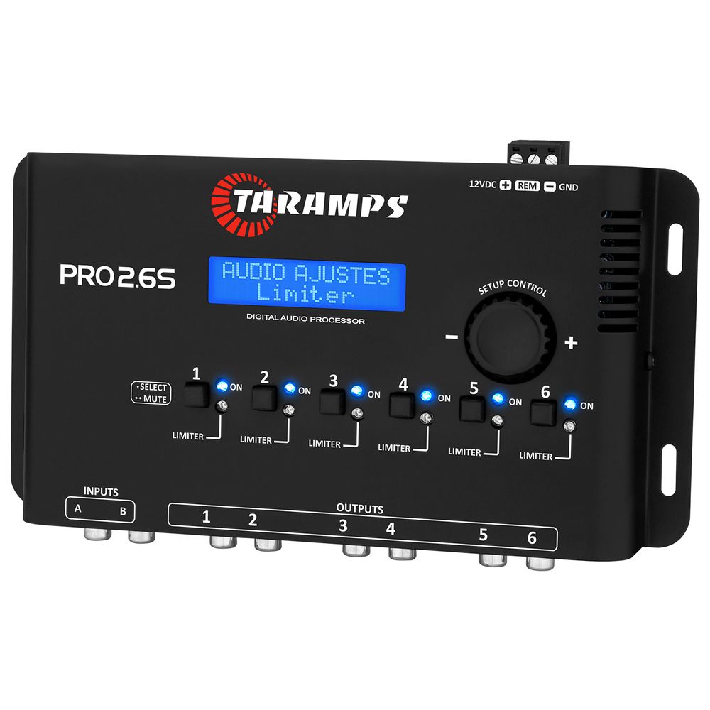 PRO2.6S TARAMPS クロスオーバープロセッサーイコライザー Processor Pro 2.6S Free Shipping Worldwide| Taramps Store