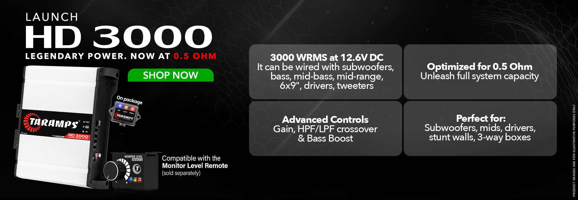 HD 3000 WHITE 0.5 OHMS