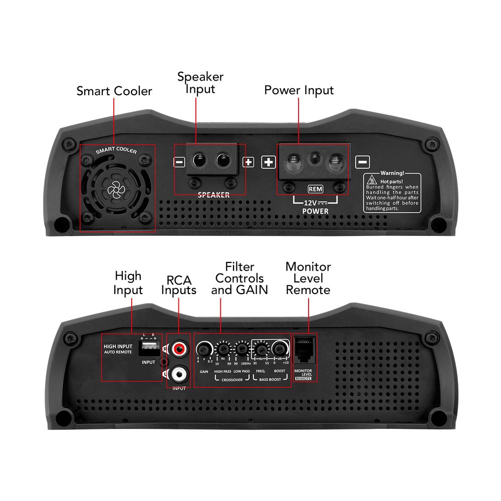 taramps md1200 2Ω 1ch MD 1200.1 Amplifier Free Shipping Worldwide - Taramps Store