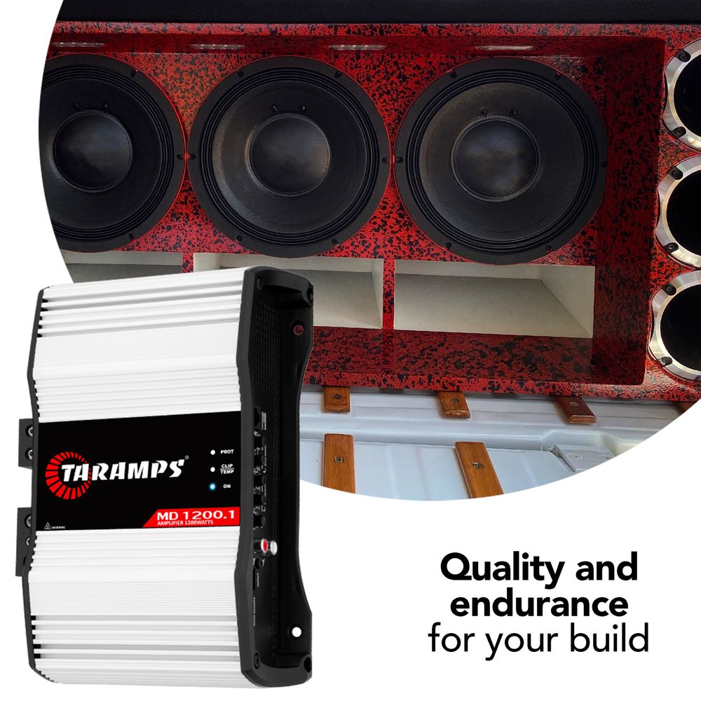 カーオーディオ TARAMPS MD1200.1 Amazon.com: Taramps MD1200 1-2 1200 Watts 2 OHMS Amplifier