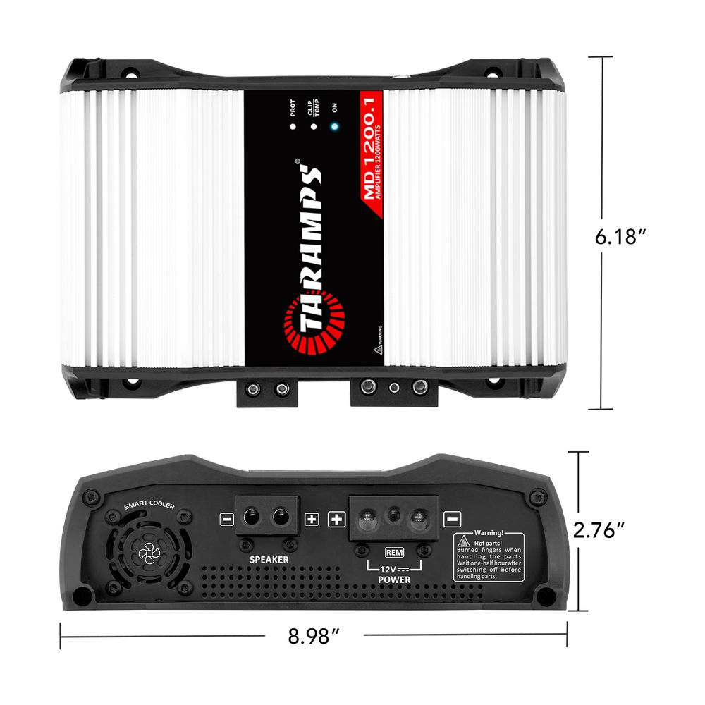 MD 1200.1 Amplifier Free Shipping Worldwide - Taramps Store