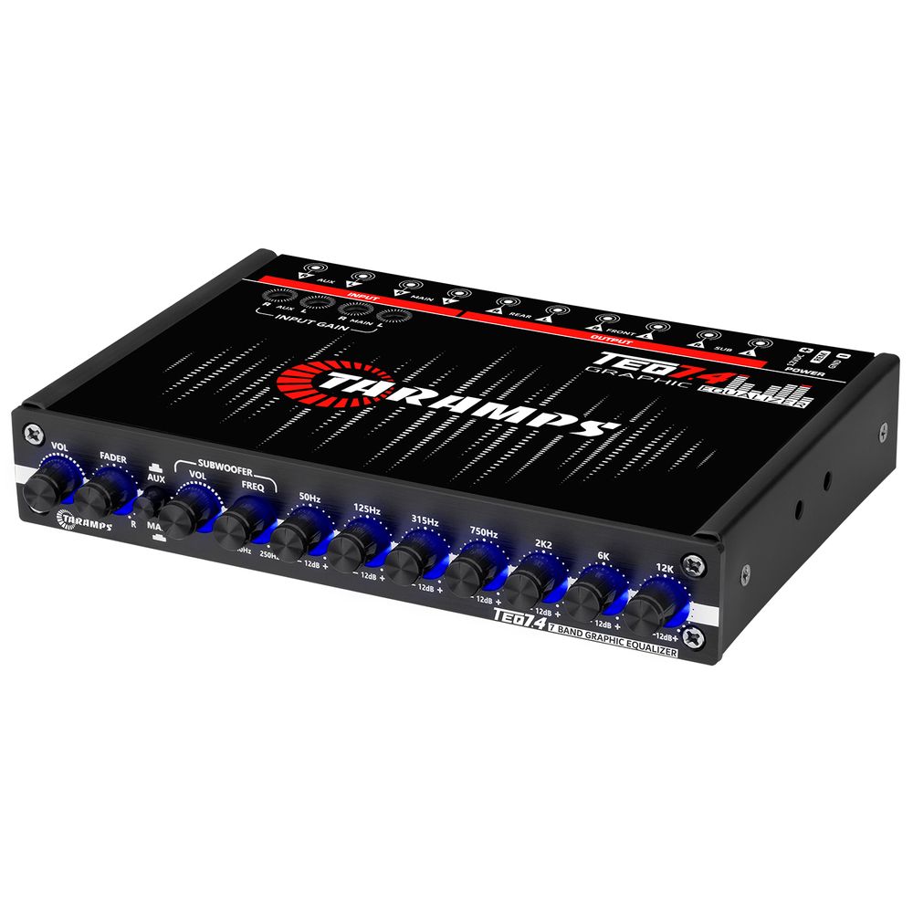 [4発] Taramps 7 D Thunder 3k7 8Ω Taramps TEQ7.4 Graphic Equalizer - Taramps Store
