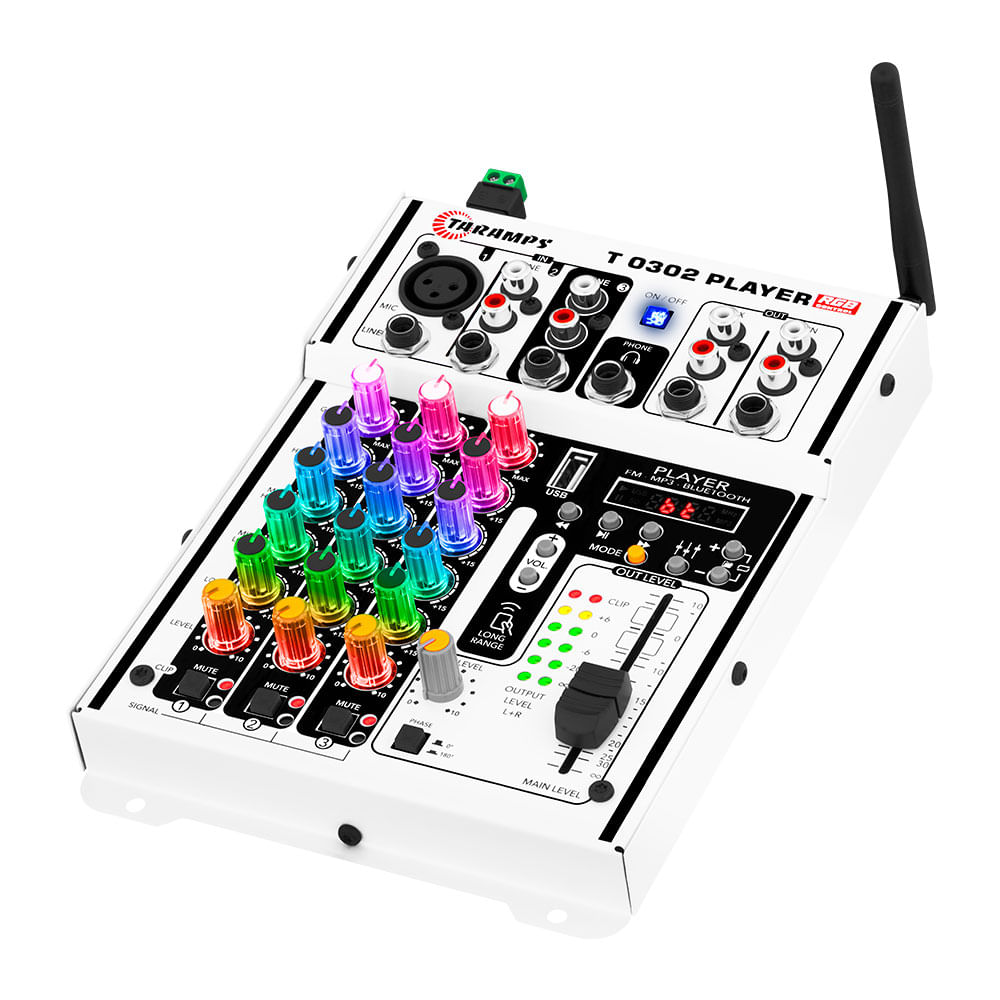 Taramps Audio Mixer T0302 Player Multicolor - Taramps Store