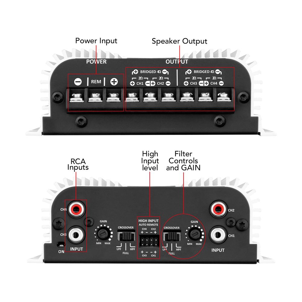 TS 400x4 Amplifier Free Shipping Worldwide | Taramps Store