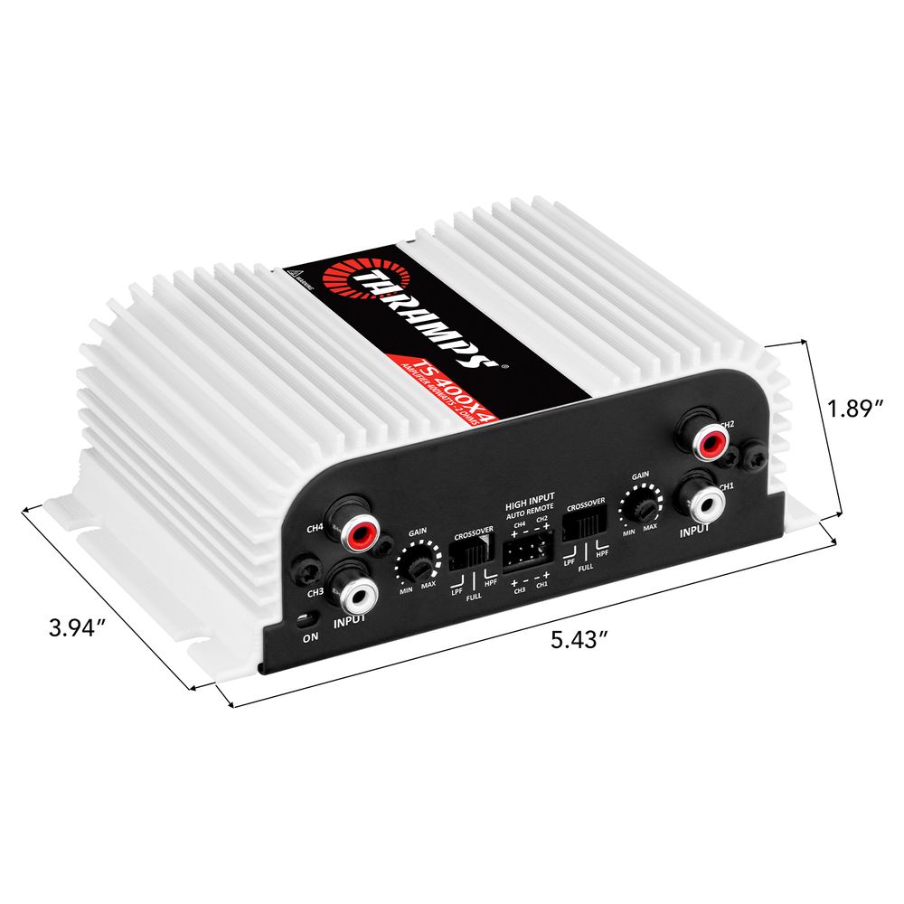 TARAMPS TS400×4 TS 400x4 Amplifier Free Shipping Worldwide | Taramps Store